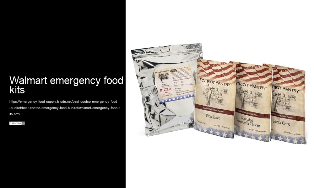 walmart emergency food kits